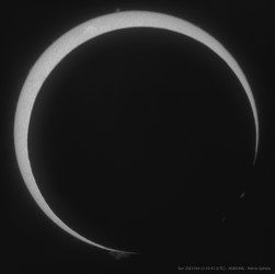 Photo of the solar eclipse of 10/14/2023 by Marcio Spinola