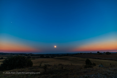 Photo of the solar eclipse of 08/12/2026 by Alan Dyer