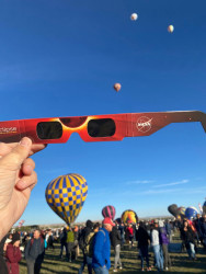 Photo of the solar eclipse of 10/14/2023 by Alissa Ha