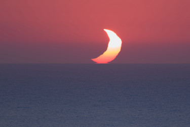 Photo of the solar eclipse of 08/12/2026 by Marcus Hebel