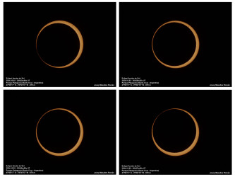 Photo of the solar eclipse of 10/02/2024 by Josep Masalles