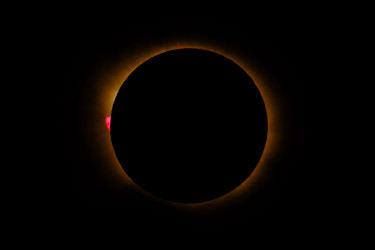 Photo of the solar eclipse of 08/12/2026 by Petr Hykš