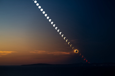 Photo of the solar eclipse of 08/12/2026 by Andrew Steele