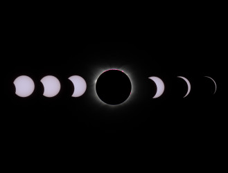 Photo of the solar eclipse of 12/04/2021 by Andreas Möller