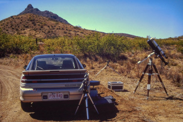 Photo of the solar eclipse of 05/10/1994 by Alan Dyer