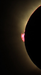 Photo of the solar eclipse of 08/12/2026 by Ben Dorman
