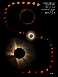 Photo of the solar eclipse of 08/12/2026 by Christophe Huet