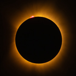 Photo of the solar eclipse of 08/12/2026 by Fathi Mayoof