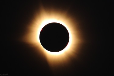 Photo of the solar eclipse of 08/12/2026 by Robert Barron