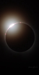 Photo of the solar eclipse of 04/08/2024 by Marcio Spinola