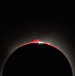 Photo of the solar eclipse of 08/12/2026 by Pierre Arpin