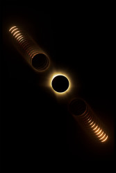 Photo of the solar eclipse of 08/12/2026 by Christophe Huet