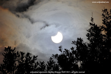 Photo of the solar eclipse of 10/25/2022 by Stephan Heinsius