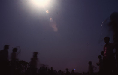 Photo of the solar eclipse of 02/16/1980 by Pierre Arpin