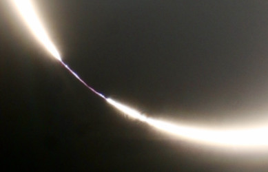 Photo of the solar eclipse of 10/02/2024 by Judy Anderson