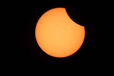 Photo of the solar eclipse of 08/21/2017 by Steve Dierwechter