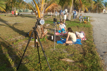 Photo of the solar eclipse of 07/11/2010 by Pierre Arpin