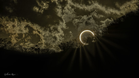Photo of the solar eclipse of 10/14/2023 by Gilberto Rossi