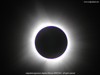 Photo of the solar eclipse of 04/08/2024 by Stephan Heinsius