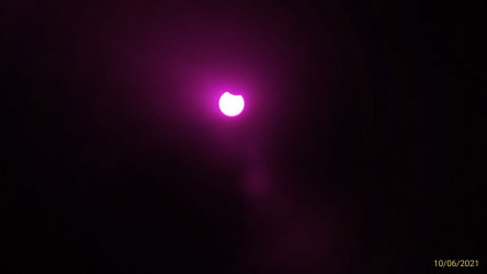Photo of the solar eclipse of 06/10/2021 by Katharina Nottbohm