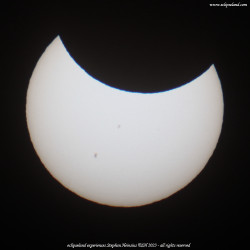 Photo of the solar eclipse of 10/14/2023 by Stephan Heinsius