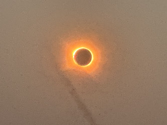 Photo of the solar eclipse of 08/12/2026 by Melanie Hodge