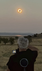 Photo of the solar eclipse of 08/12/2026 by Josep Masalles