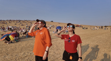 Photo of the solar eclipse of 08/12/2026 by Lori Saenz