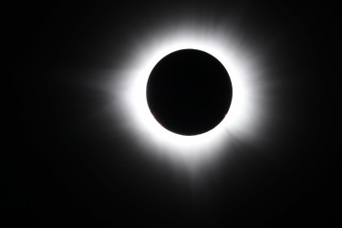 Photo of the solar eclipse of 04/08/2024 by Judy Anderson