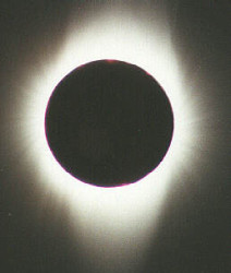 Photo of the solar eclipse of 10/24/1995 by Klaus Schulze-Frerichs