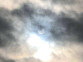 Photo of the solar eclipse of 10/25/2022 by Jannik Schneider