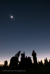 Photo of the solar eclipse of 03/29/2006 by Alan Dyer