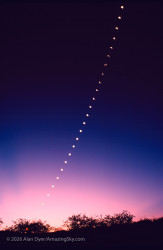 Photo of the solar eclipse of 05/10/1994 by Alan Dyer
