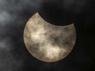 Photo of the solar eclipse of 03/29/2025 by Sabine Mauer