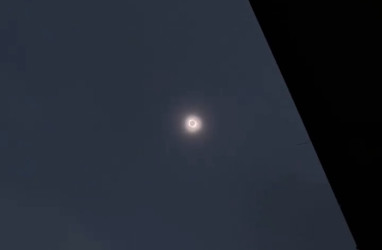 Photo of the solar eclipse of 12/14/2020 by Lori Saenz