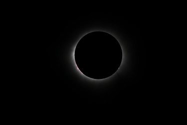 Photo of the solar eclipse of 04/08/2024 by Judy Anderson