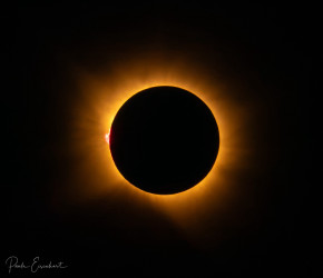 Photo of the solar eclipse of 08/12/2026 by Evan Zucker