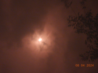 Photo of the solar eclipse of 04/08/2024 by Katharina Nottbohm