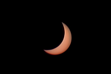 Photo of the solar eclipse of 08/11/1999 by Oscar Martín Mesonero