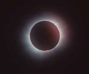 Photo of the solar eclipse of 02/26/1979 by Pierre Arpin