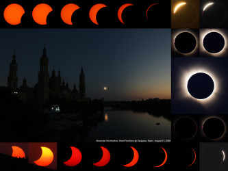 Photo of the solar eclipse of 08/12/2026 by Alexander Krivenyshev