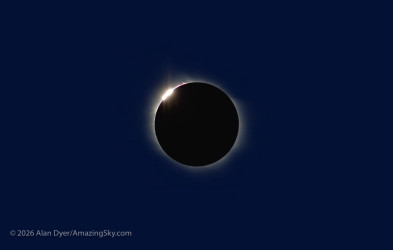 Photo of the solar eclipse of 03/29/2006 by Alan Dyer
