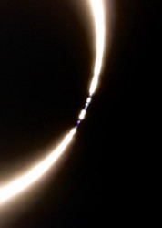 Photo of the solar eclipse of 10/14/2023 by Judy Anderson