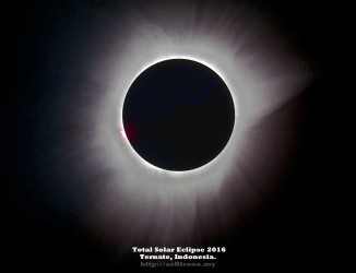 Photo of the solar eclipse of 03/09/2016 by Halda Mohammed