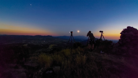 Photo of the solar eclipse of 08/12/2026 by Petr Hykš
