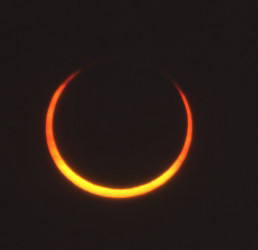 Photo of the solar eclipse of 05/10/1994 by Klaus Schulze-Frerichs