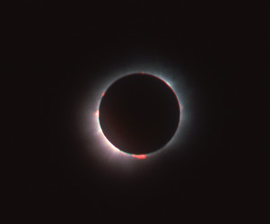 Photo of the solar eclipse of 02/26/1979 by Pierre Arpin