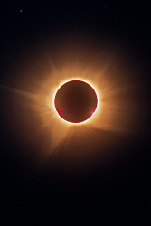 Photo of the solar eclipse of 08/12/2026 by Pedro Borges Silva