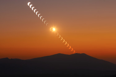Photo of the solar eclipse of 08/12/2026 by Petr Hykš