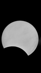 Photo of the solar eclipse of 10/25/2022 by Stuart Davis